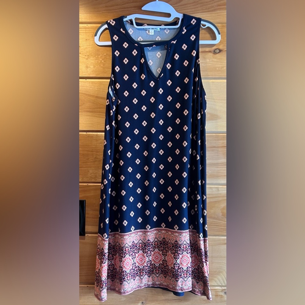 NWOT Nine Britton Renata Brushed Knit Dress L